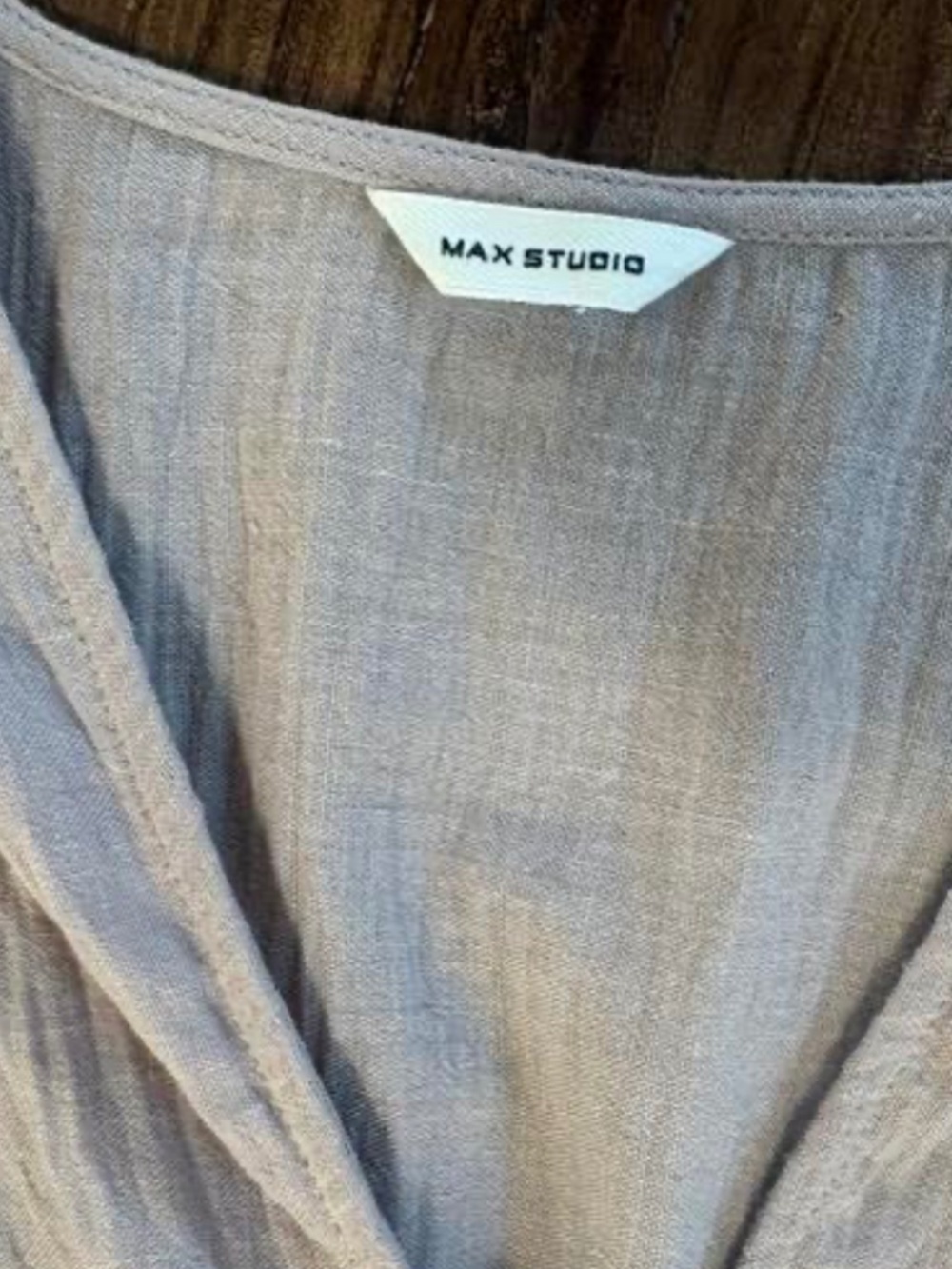Max Studio | Tie Front Dress | M - Picture 4 of 6